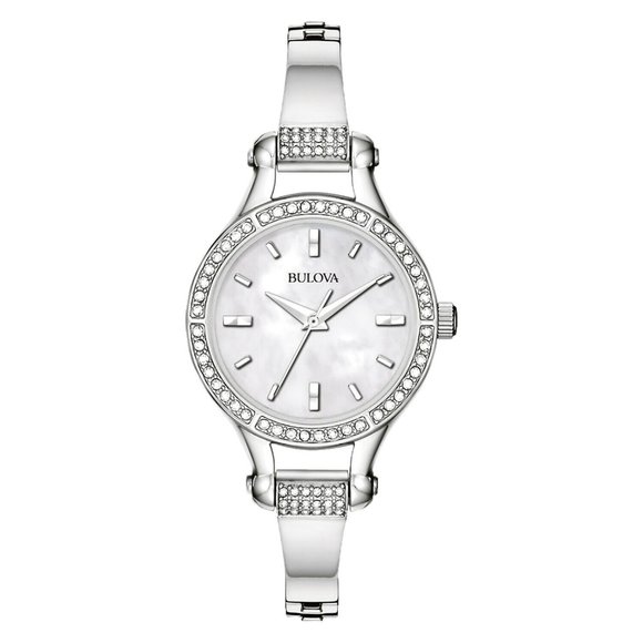 Bulova Swarovski Crystal Accent 27mm Watch